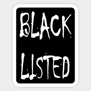 Black List 01 Sticker